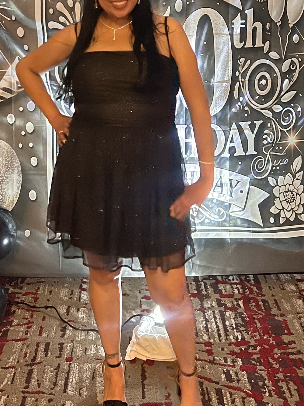 black dress